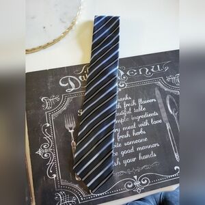 Colours by Alexander Julian Blue Stripes Tie